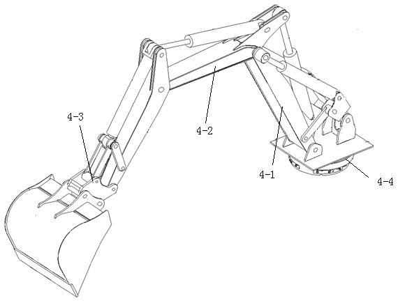 一种三节工作臂的制作方法