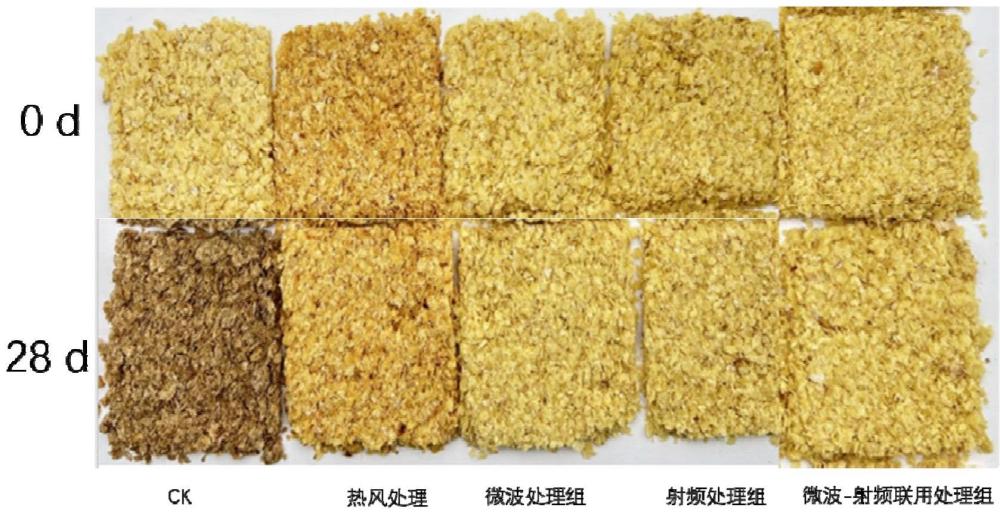 一种减少小麦胚芽贮藏期间品质劣变的方法