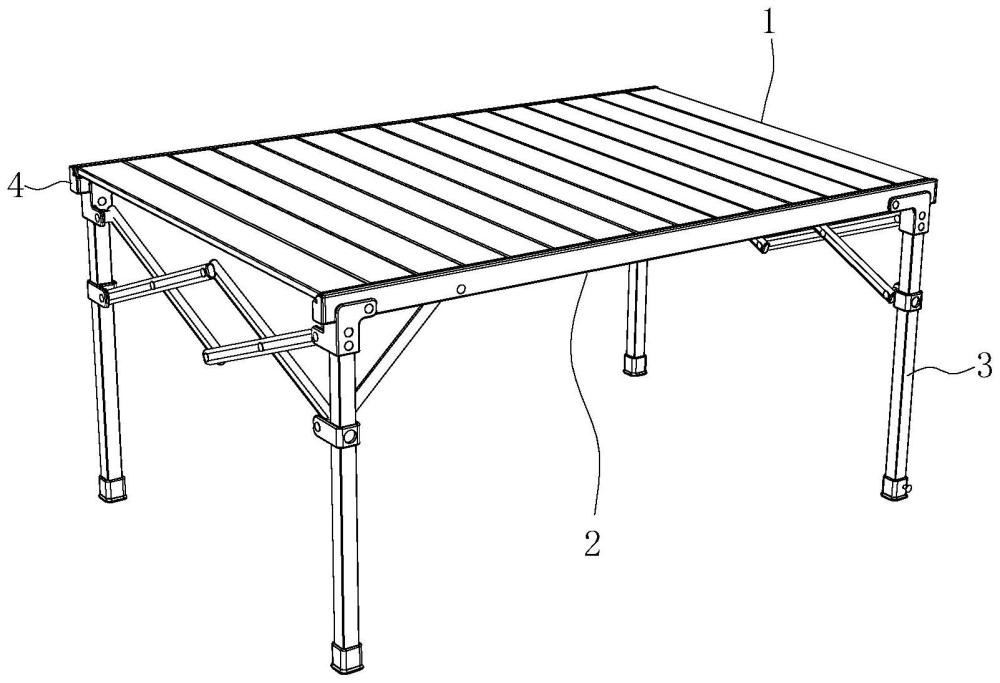 一种折叠桌的固定装置及折叠桌的制作方法