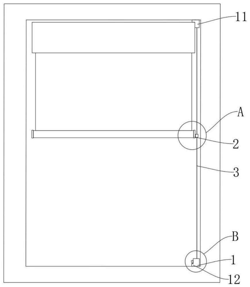 一种窗帘防风牵引装置的制作方法