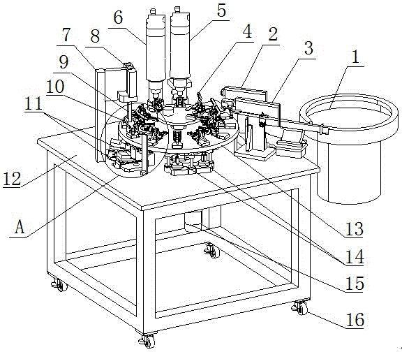 一种泵盖自动冲孔去毛刺装置的制造方法