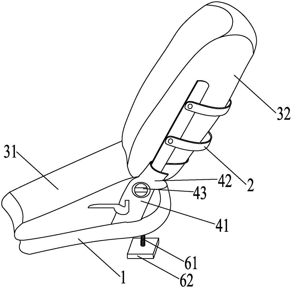 一种医用上肢支撑架的制作方法附图