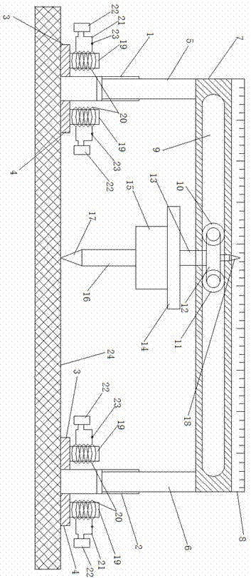 一种钳工钻削加工专用的钢板钻孔装置的制造方法