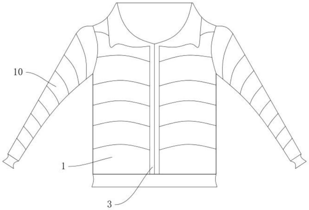 一种内胆可拆卸的羽绒服的制作方法
