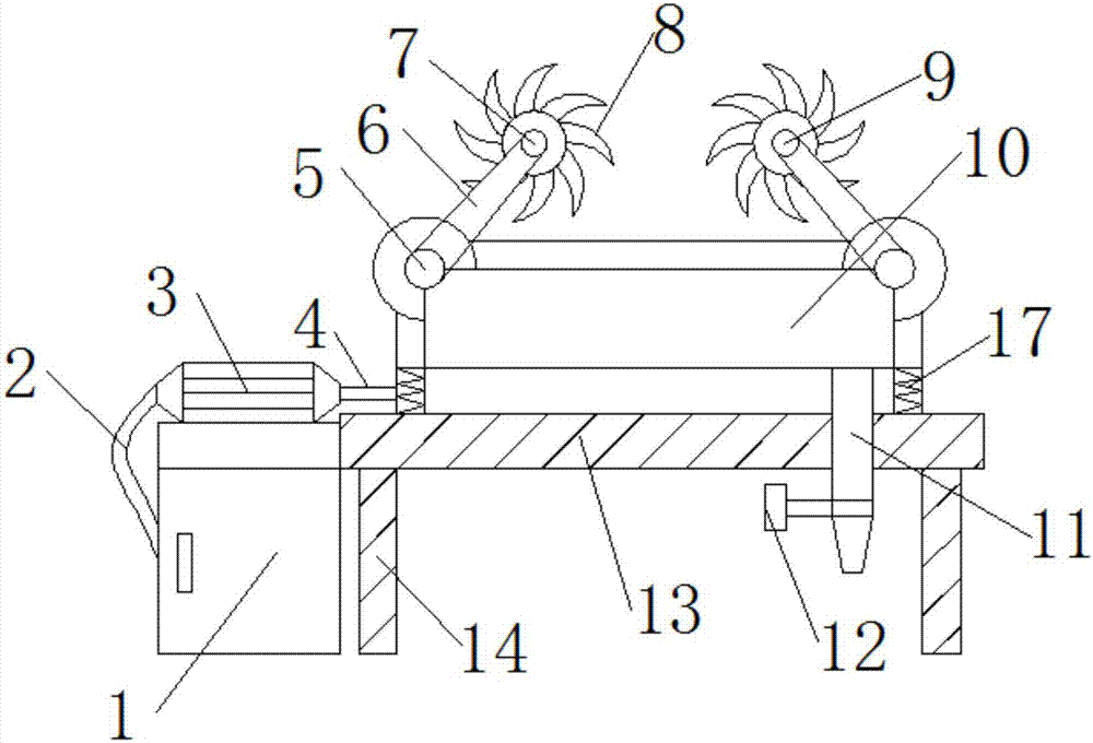 一种清洗洁净度高的芦笋清洗装置的制造方法