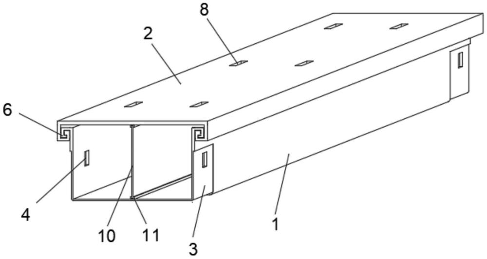 一种建筑电气线缆走线槽的制作方法