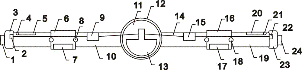 游泳池水面漂浮物聚拢装置的制造方法
