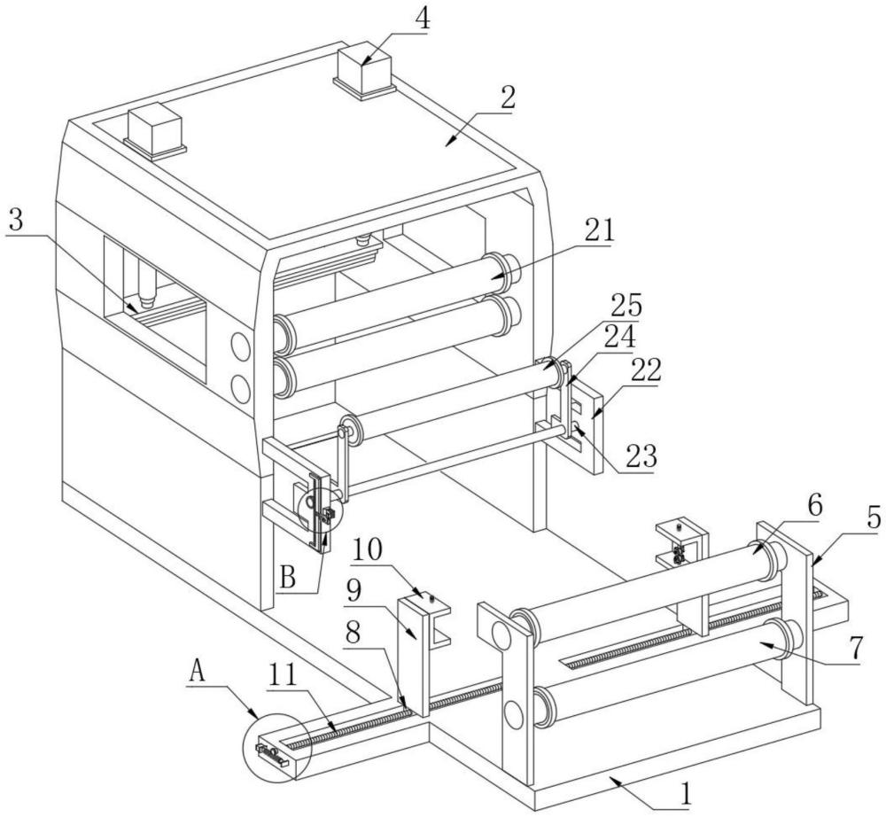一种面料的复合成型装置的制作方法