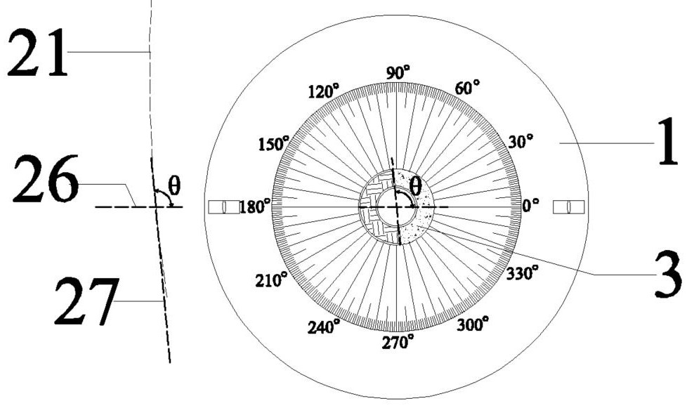 一种周边炮孔内定向隔离缓冲炮定角度安装方法与流程
